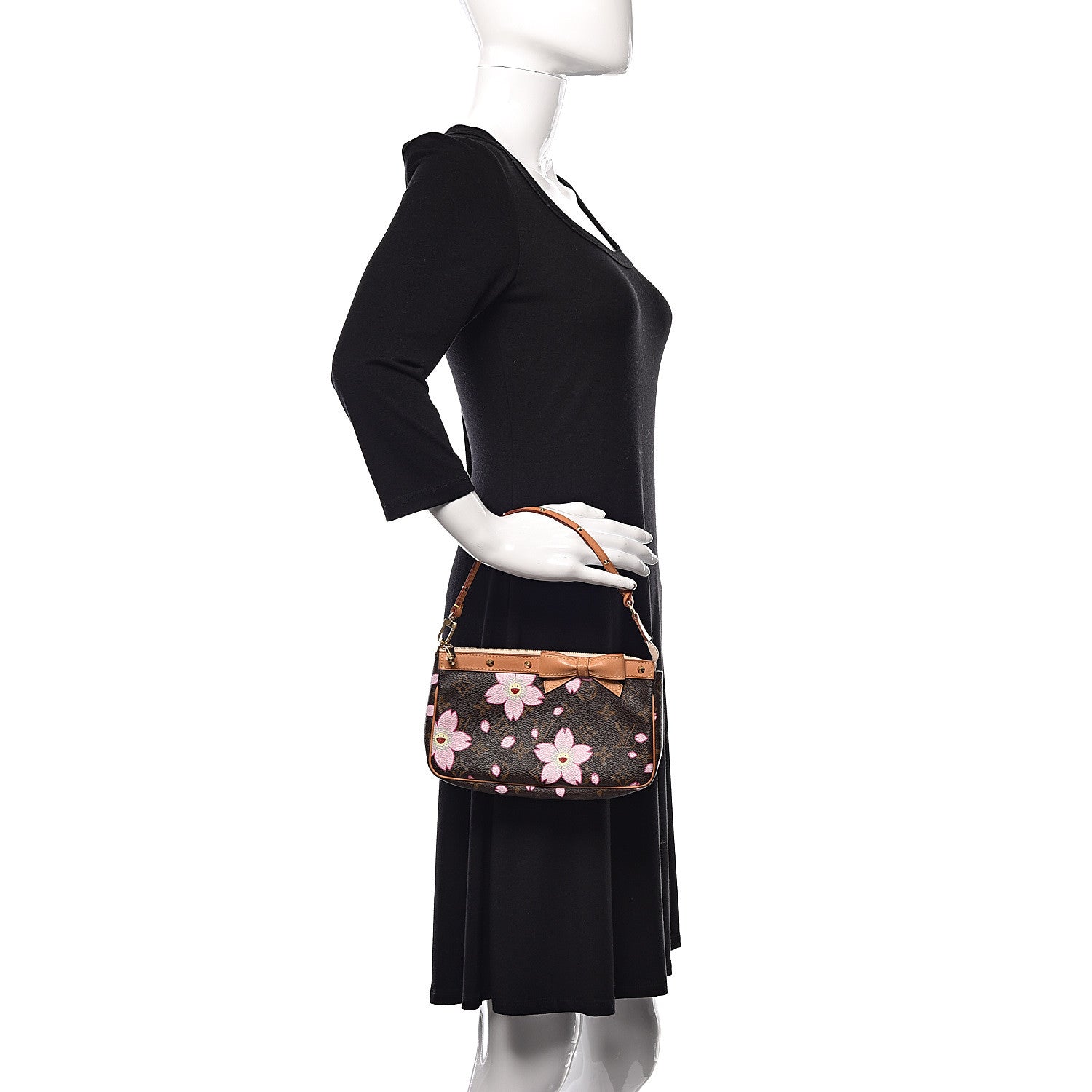 Louis Vuitton Monogram Cherry Blossom Pochette Accessories Brown 2 of 11