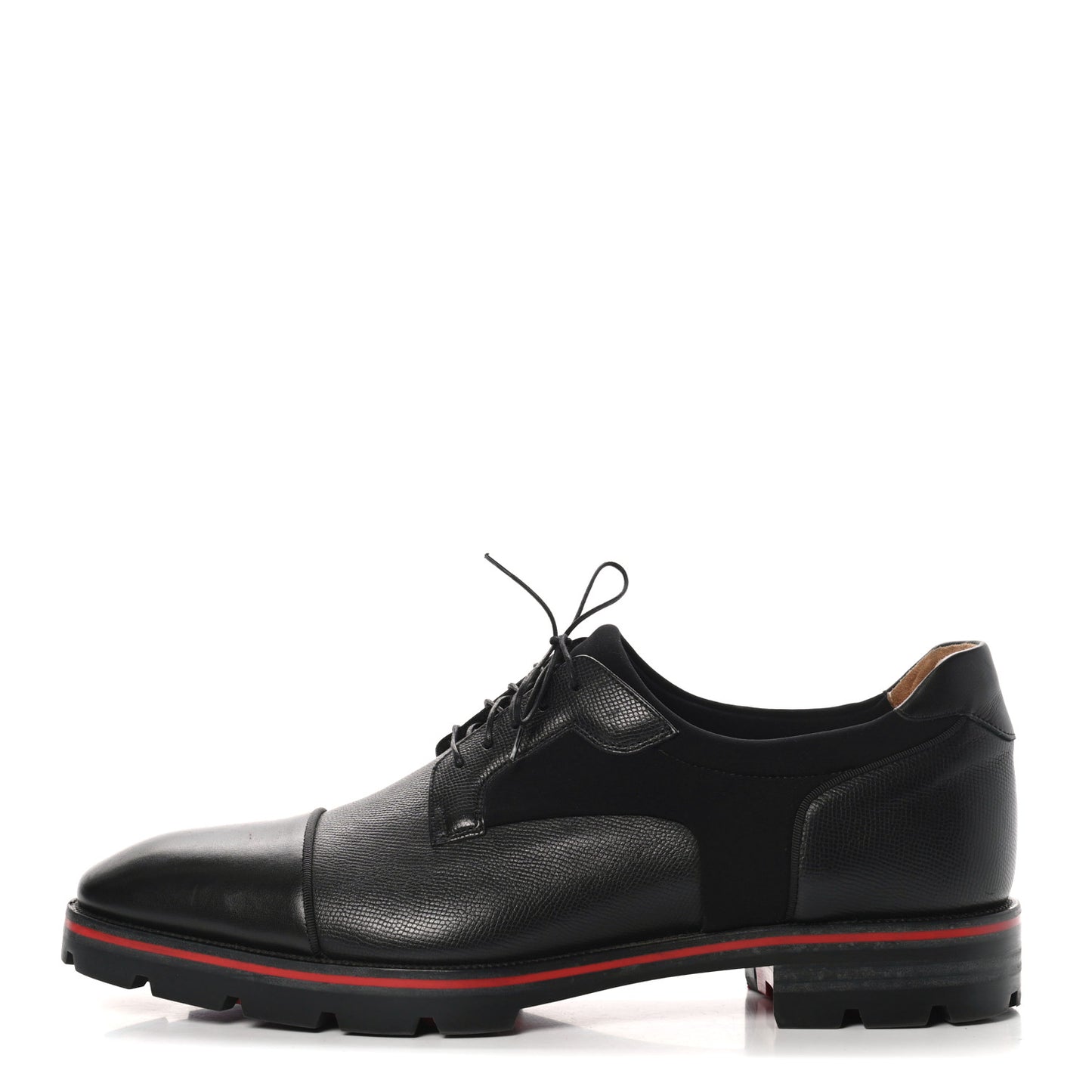 Smooth Textured Calfskin Mika Sky Mens Flats 46 Black