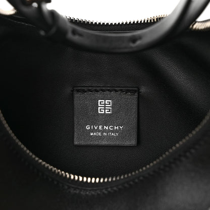 Givenchy Smooth Calfskin Small Moon Cut Out Shoulder Bag Black 6 of 9
