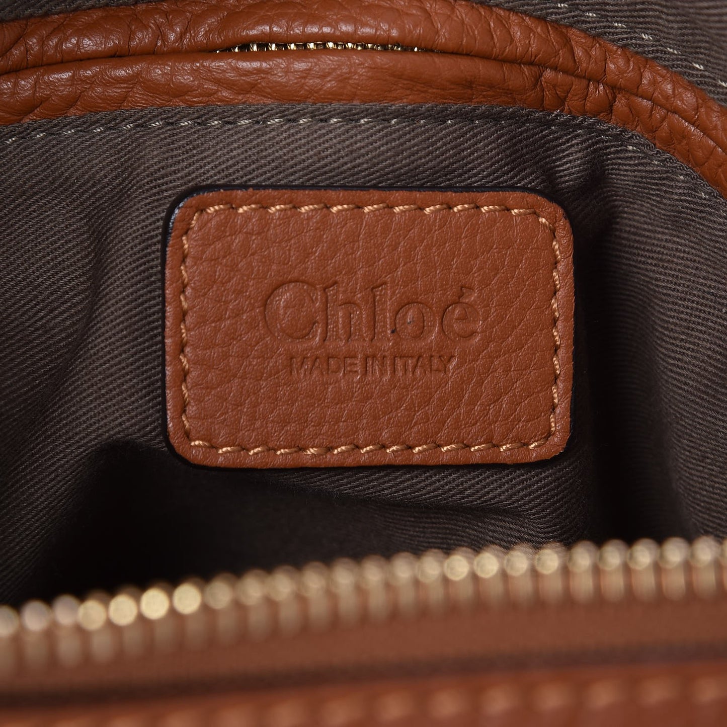 Calfskin Medium Marcie Satchel Tan