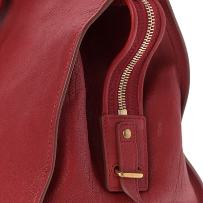 Saint Laurent Sheepskin Medium Cabas ChYc Red 11 of 15
