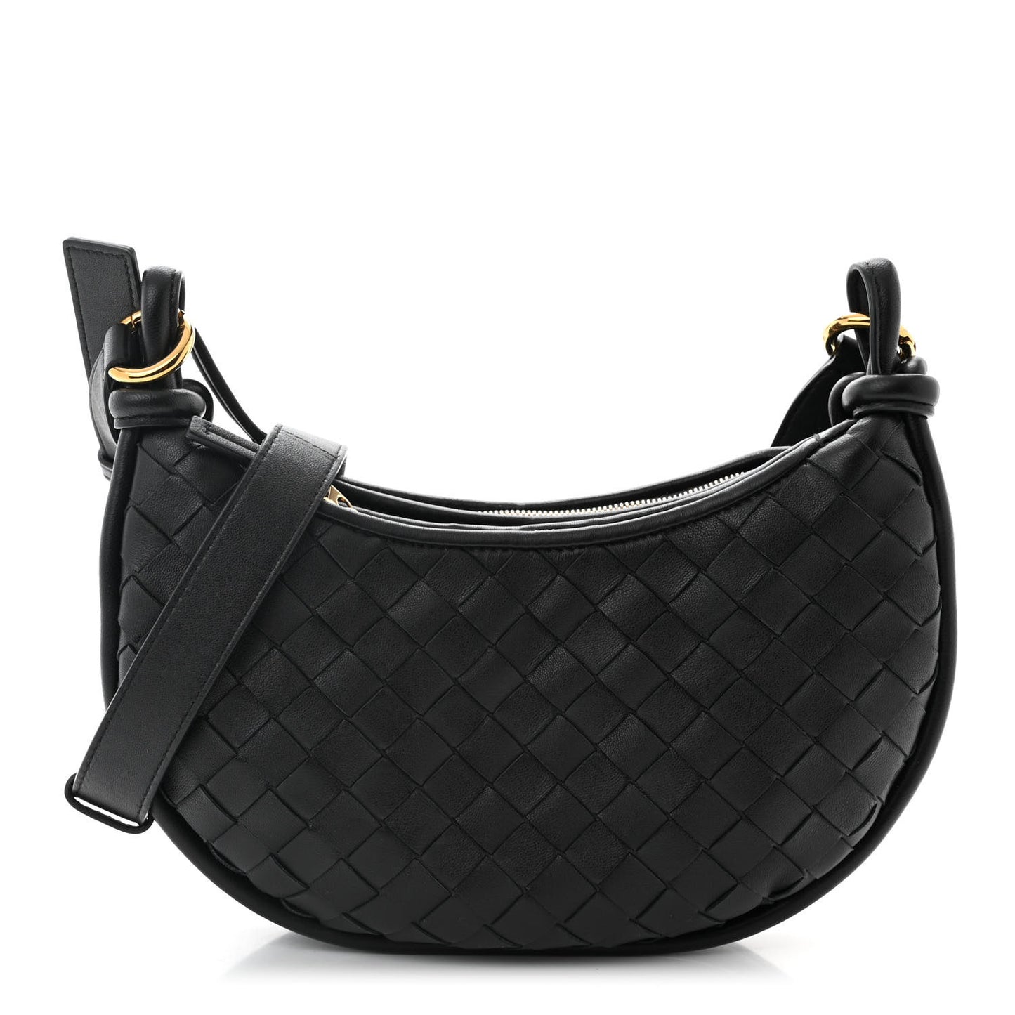 Nappa Intrecciato Small Gemelli Multipocket Bag Black