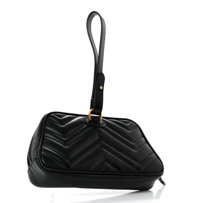 Gucci Calfskin Matelasse GG Marmont Wristlet Black 3 of 8