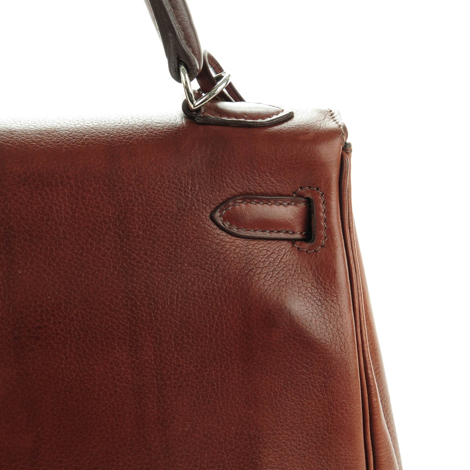 Hermes Veau Evergrain Kelly Retourne 25 Havane 22 of 23