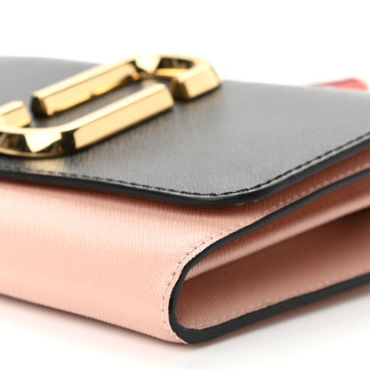 Marc Jacobs Saffino Snapshot Wallet on Chain Black Rose 9 of 9