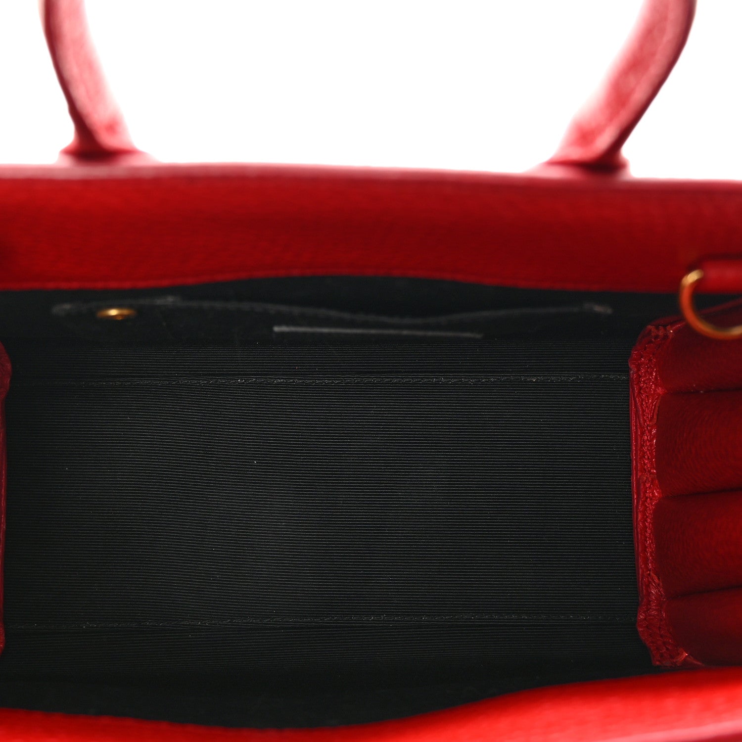 Saint Laurent Grained Calfskin Nano Sac De Jour Lipstick Red 5 of 11