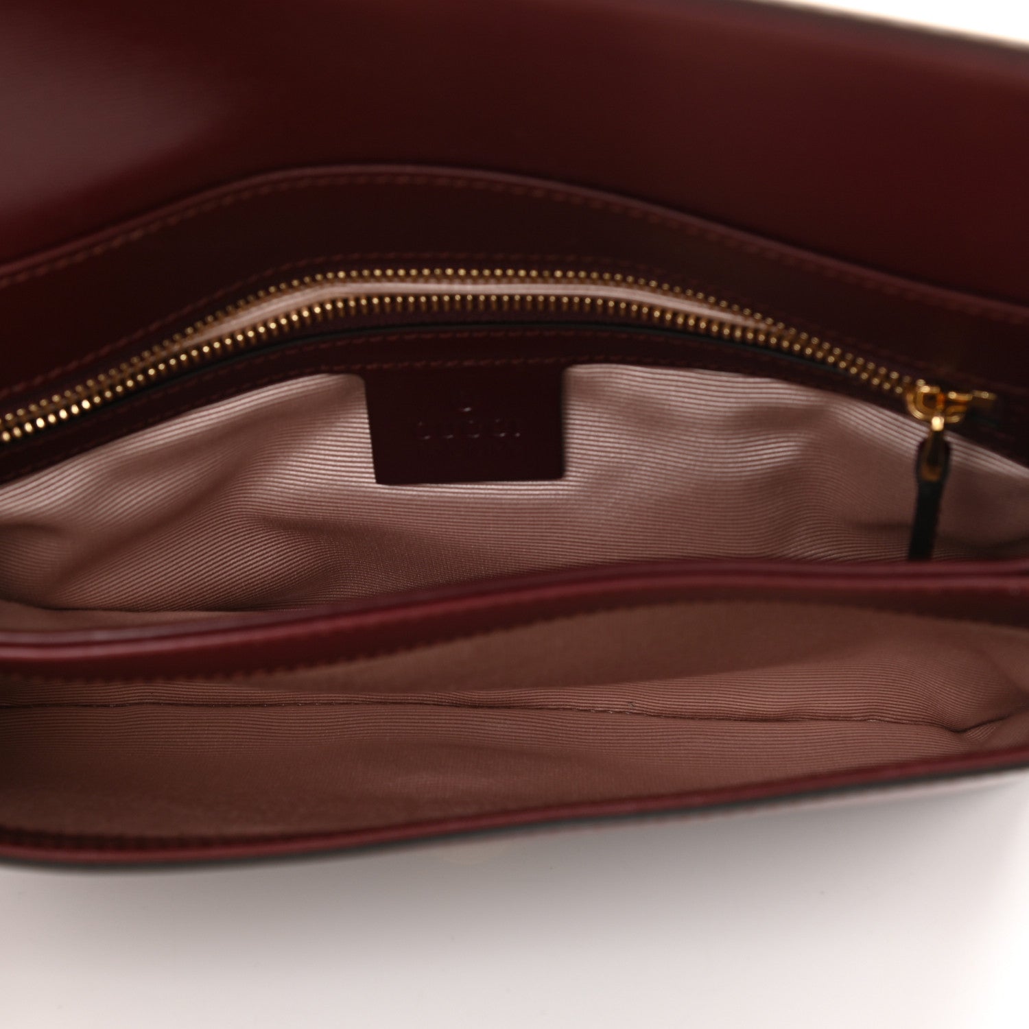 Gucci Vitello Palmellato Lux Small Arli Flap Shoulder Bag Vintage Bordeaux 5 of 8