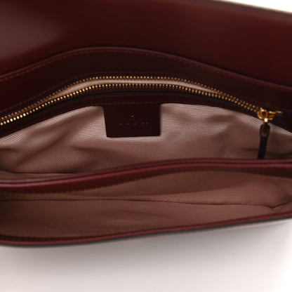 Gucci Vitello Palmellato Lux Small Arli Flap Shoulder Bag Vintage Bordeaux 5 of 8