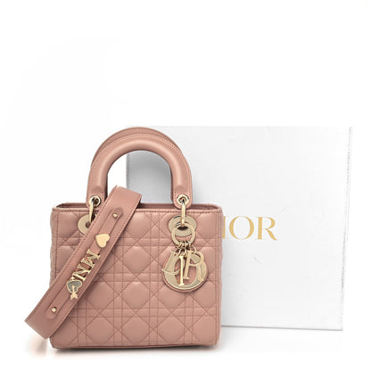 Christian Dior Lambskin Cannage Small My ABC Dior Lady Dior Blush 12 of 12