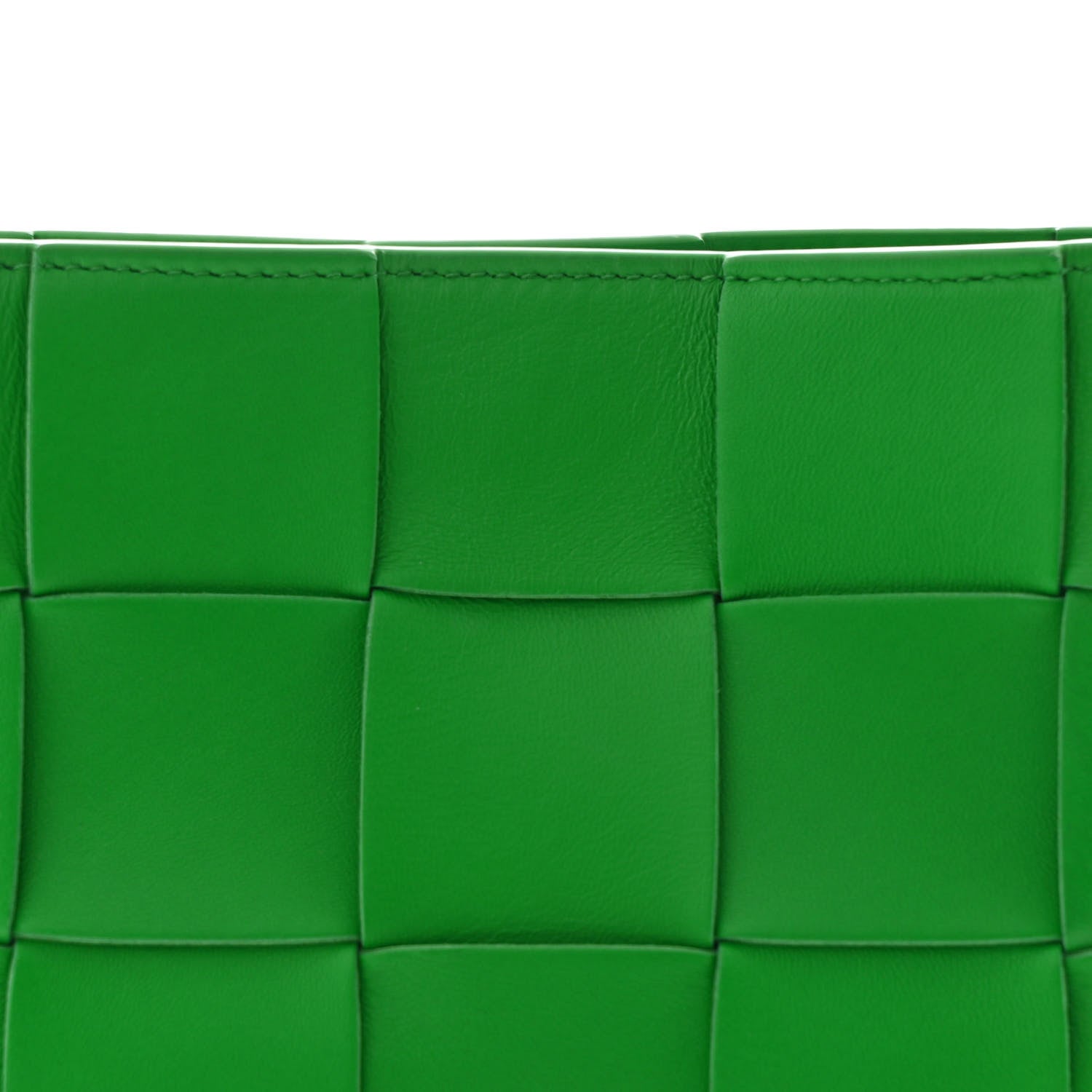 Bottega Veneta Calfskin Maxi Intrecciato Cassette Pouch On Strap Parakeet 8 of 10