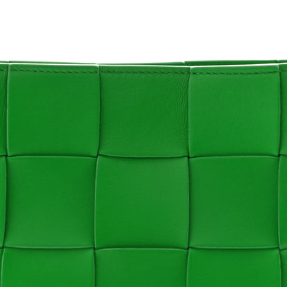 Bottega Veneta Calfskin Maxi Intrecciato Cassette Pouch On Strap Parakeet 8 of 10