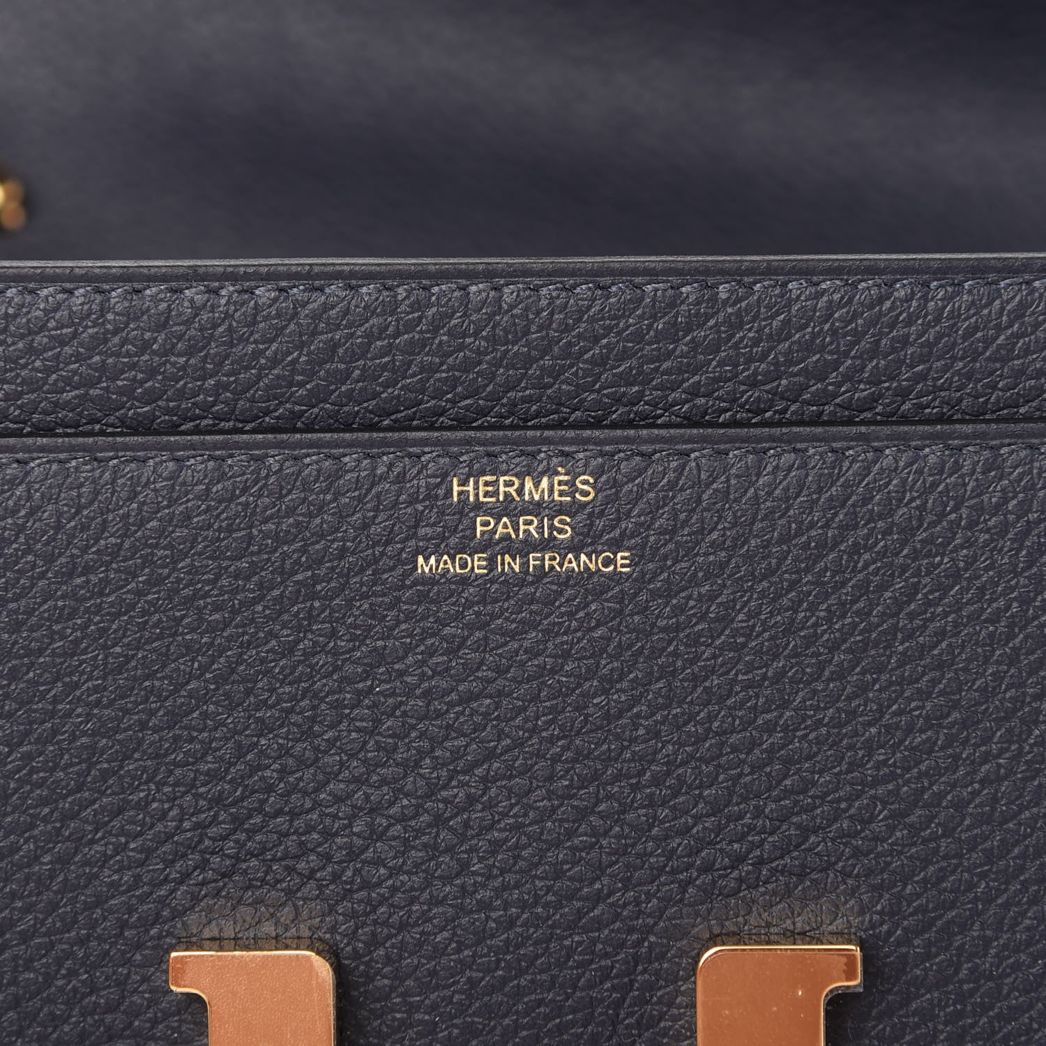 Hermes Evercolor Constance Wallet To Go Bleu Nuit 8 of 10