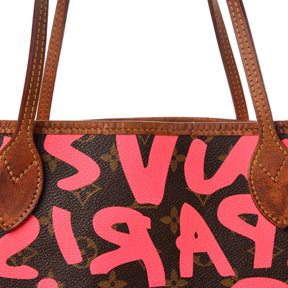 Louis Vuitton Monogram Graffiti Neverfull GM Fuchsia 8 of 18