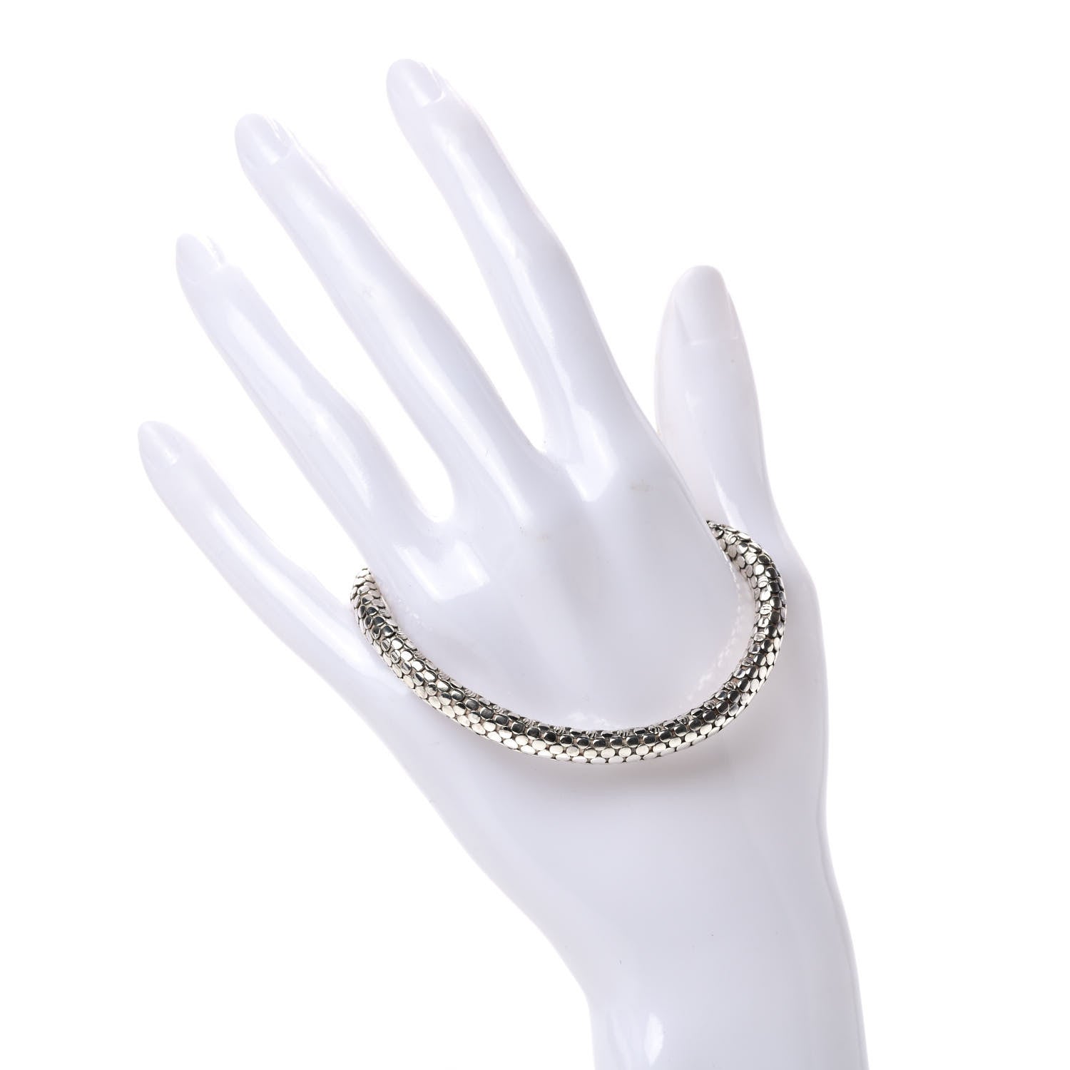 John Hardy Sterling Silver 7mm Dot Bracelet 2 of 5