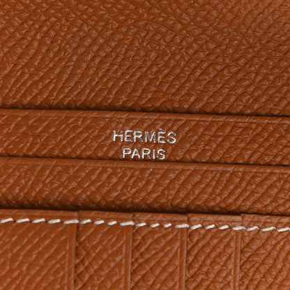 Hermes Epsom Bearn Compact Wallet Gold 7 of 12