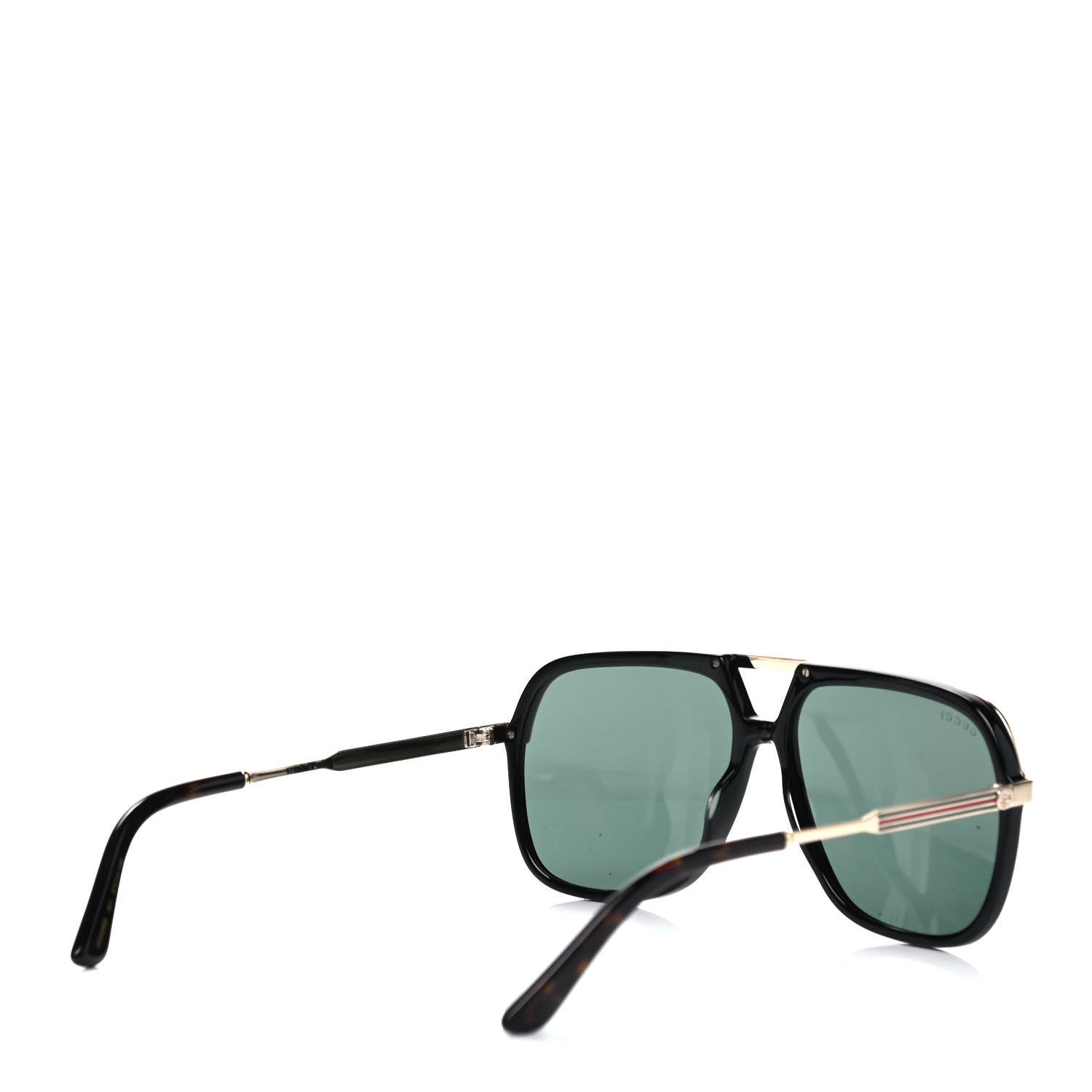 Gucci Squared Aviator GG Sunglasses GG0200S Black 3 of 6