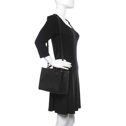 Louis Vuitton Empreinte Monogram Giant Onthego PM Black 2 of 11