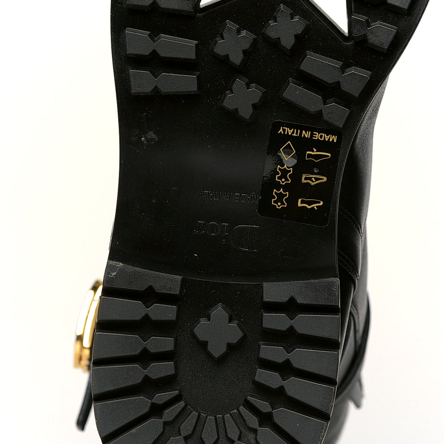 Calfskin Empreinte Ankle Boot 37.5 Black