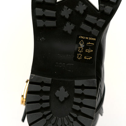 Christian Dior Calfskin Empreinte Ankle Boot 37.5 Black 8 of 11