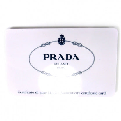 Prada Calfskin Double Pocket Buckle Shoulder Bag 13 of 13