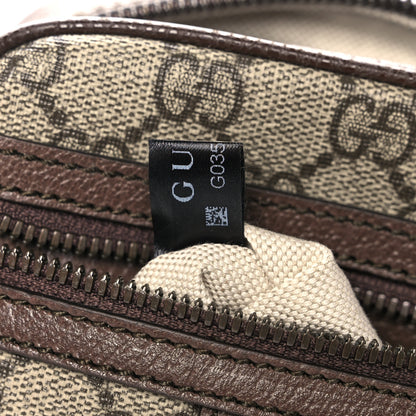Gucci GG Supreme Monogram Web Mini Ophidia Messenger Brown 8 of 10