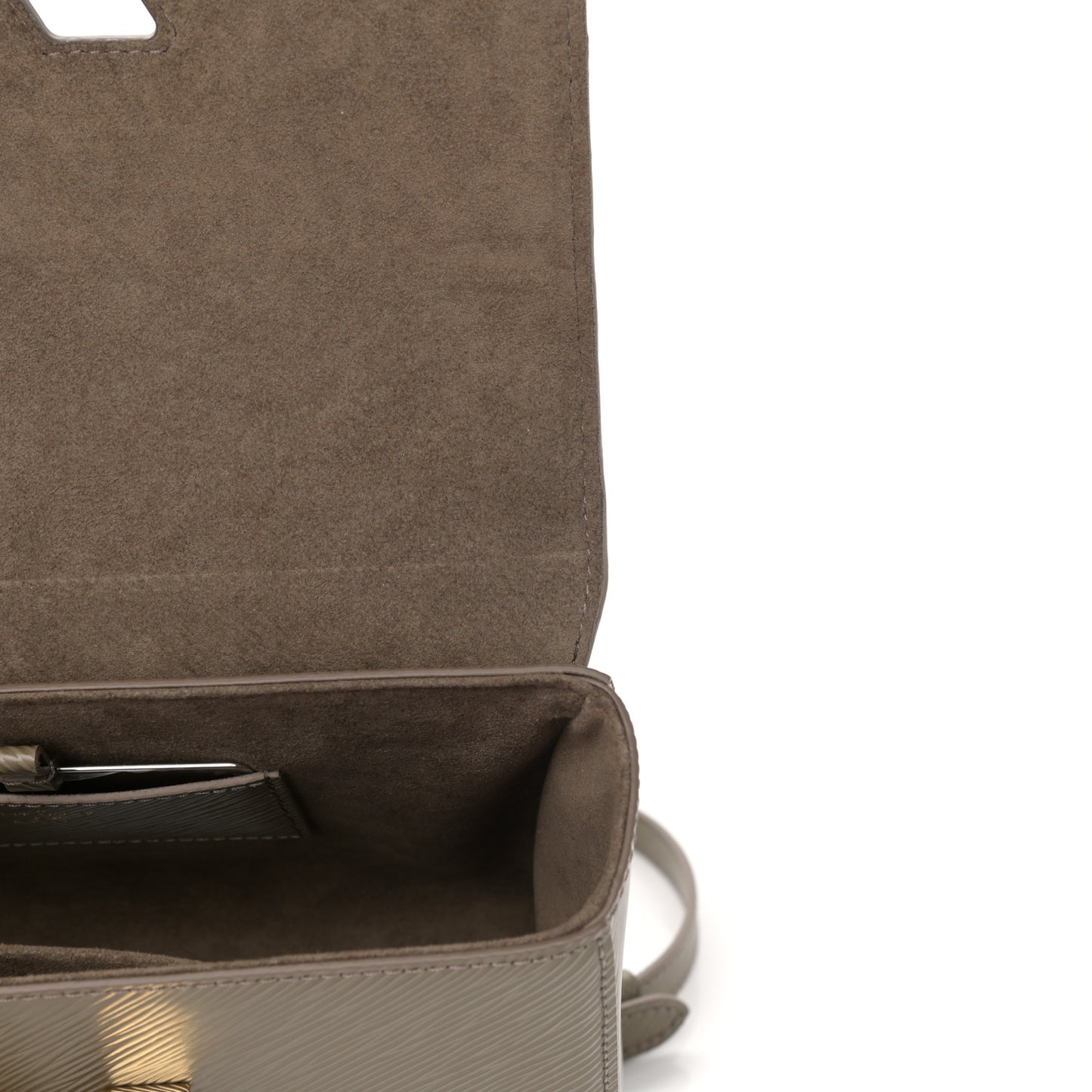 Epi Twist Shoulder Bag MM Smokey Brown