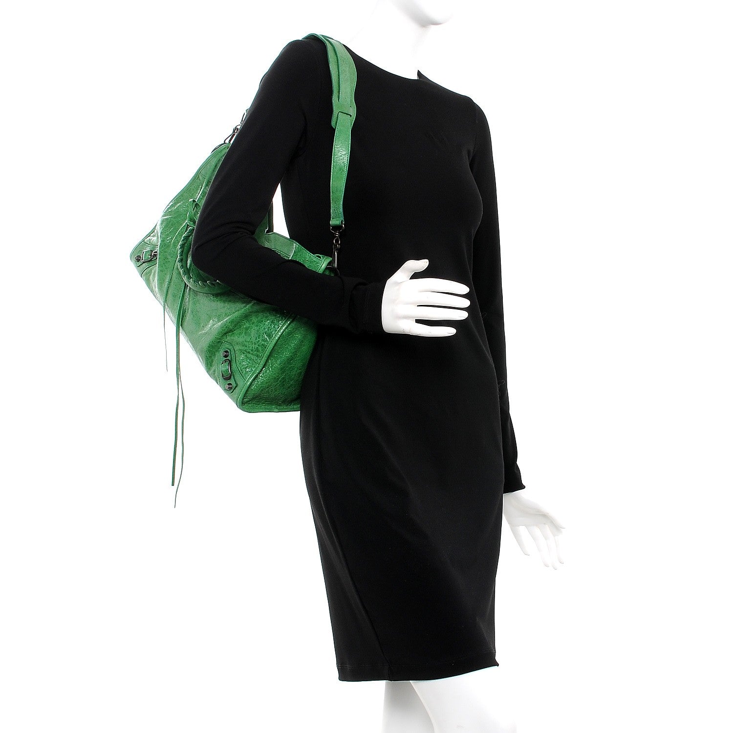 Balenciaga Agneau Classic Hardware City Pommier 2 of 13