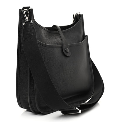 Hermes Taurillon Clemence Evelyne III PM Black 3 of 11