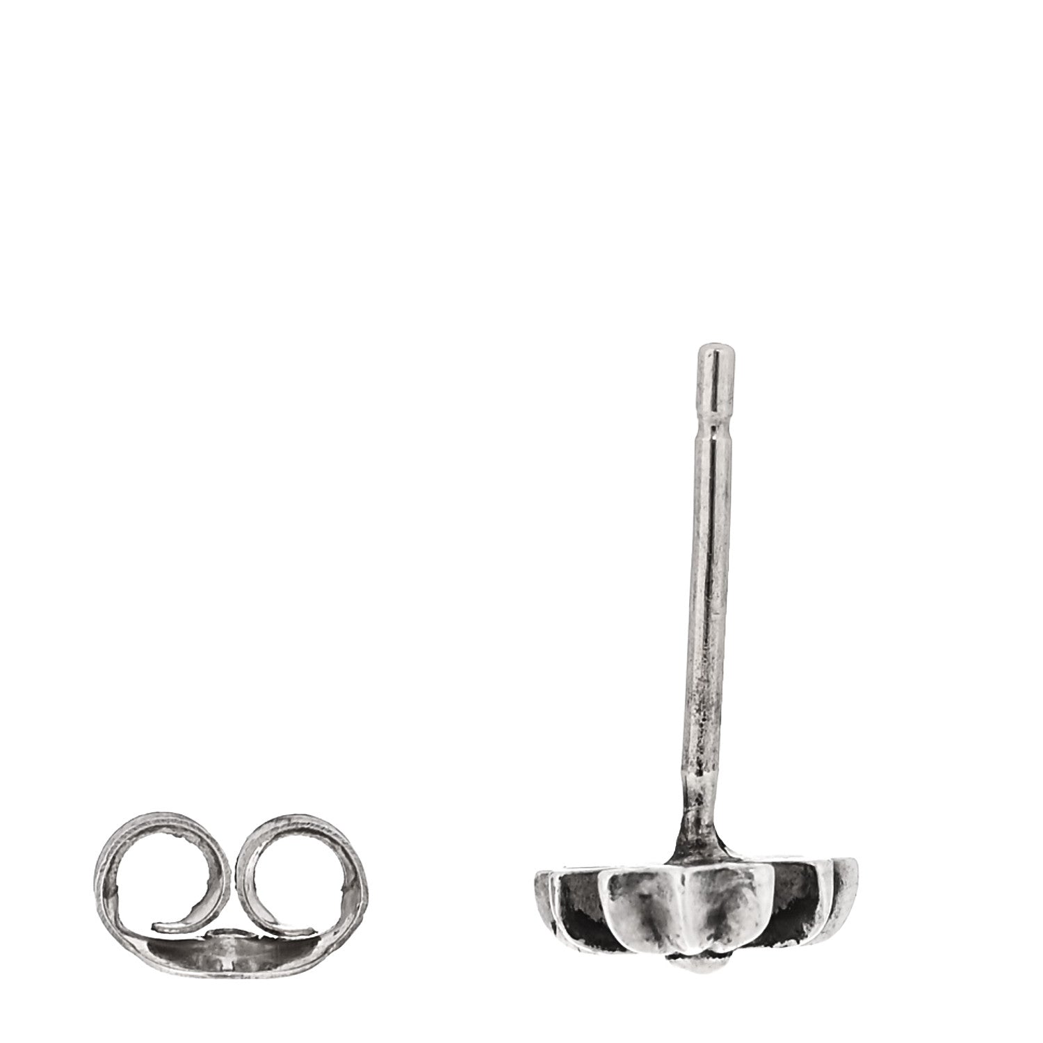Chrome Hearts Sterling Silver Cross Single Earring 3 of 4