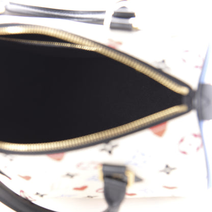 Louis Vuitton Game On Speedy Bandouliere 25 White 5 of 11