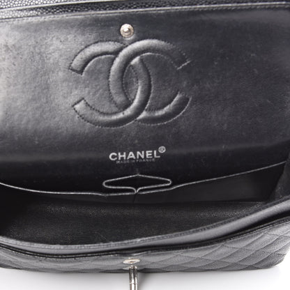Chanel Caviar Quilted Medium Double Flap Black 5 of 16
