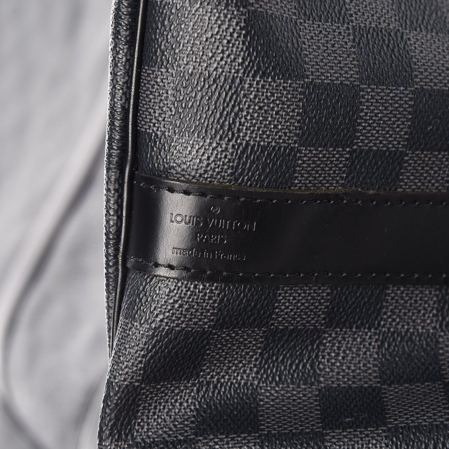 Damier Graphite Keepall Bandouliere 55