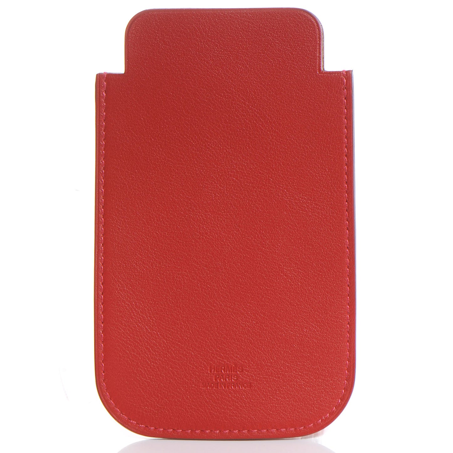 Swift Leather iPhone 4 4S Case Vermillion and Orange