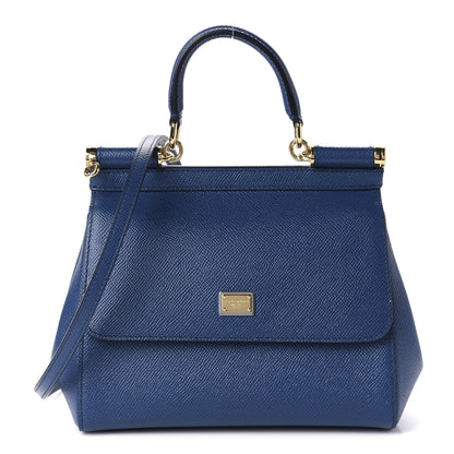Dolce & Gabbana Dauphine Small Miss Sicily Satchel Royal Blue 1 of 14