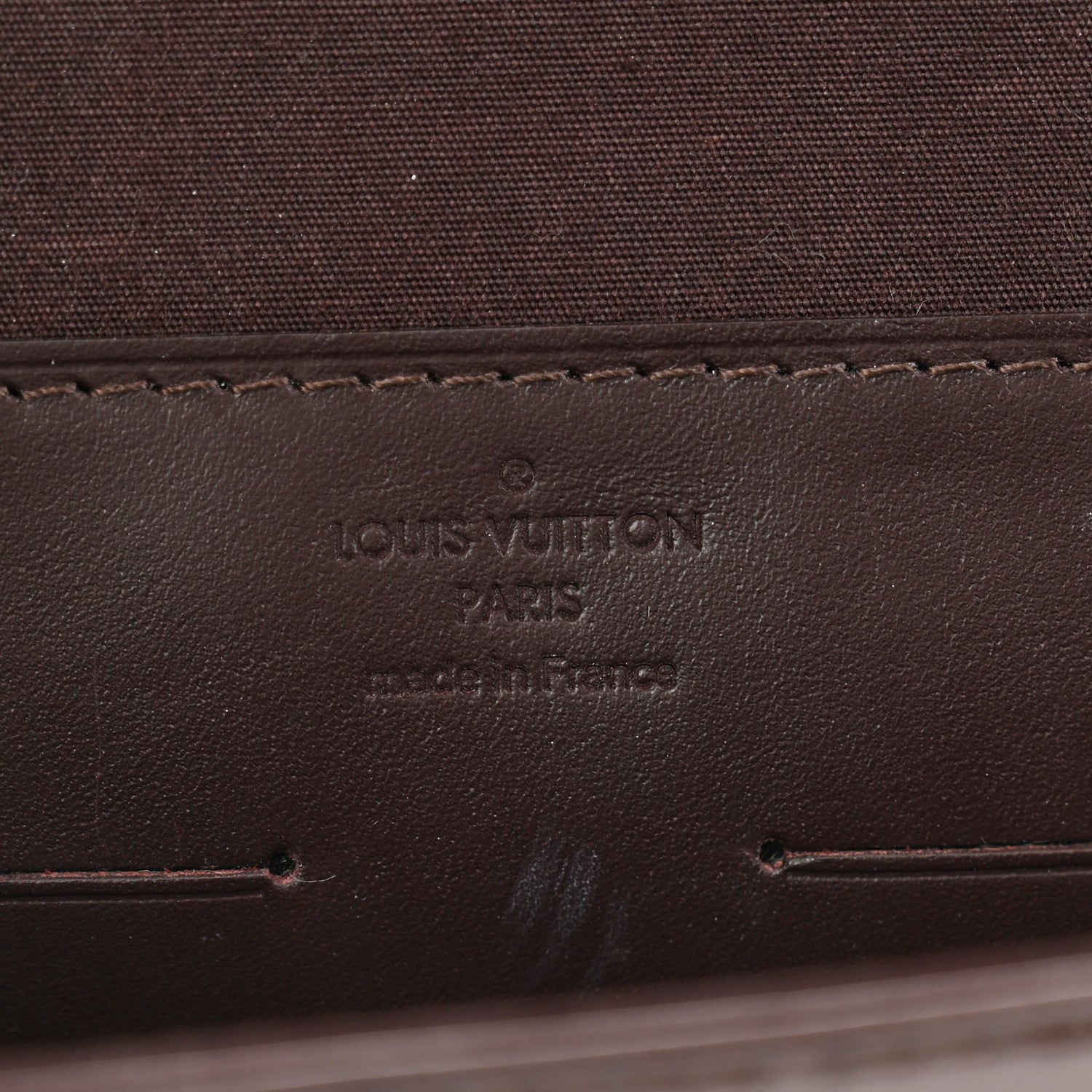 Louis Vuitton Vernis Ana Clutch Amarante 5 of 11