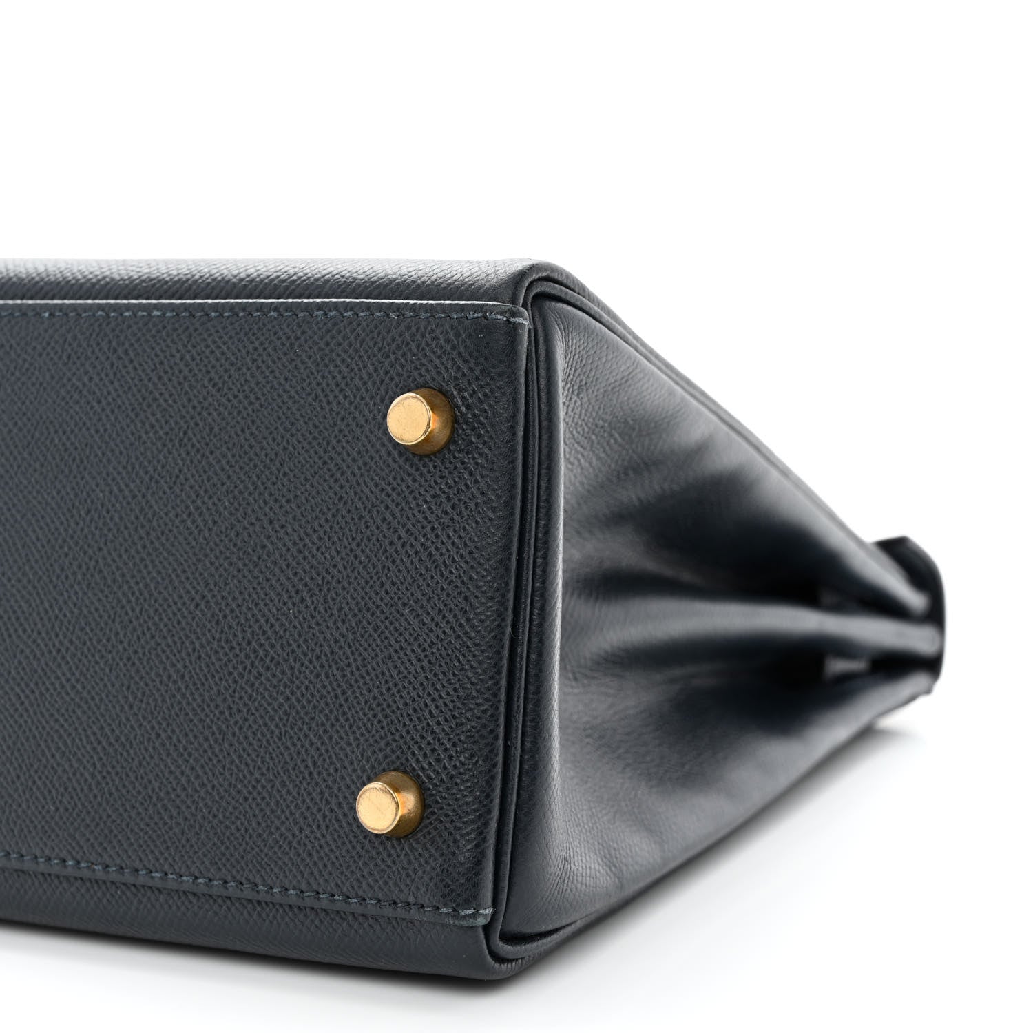 Hermes Courchevel Kelly Retourne 32 Bleu Indigo 10 of 14