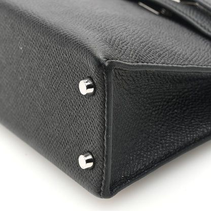 Hermes Epsom Mini Kelly Sellier 20 Black 10 of 10
