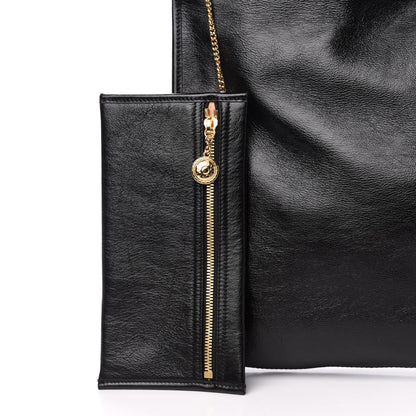 Gucci Calfskin Large Rajah Chain Tote Black 11 of 13