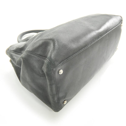 Chanel Lambskin Executive Cerf Shopper Tote Black Beige 15 of 20