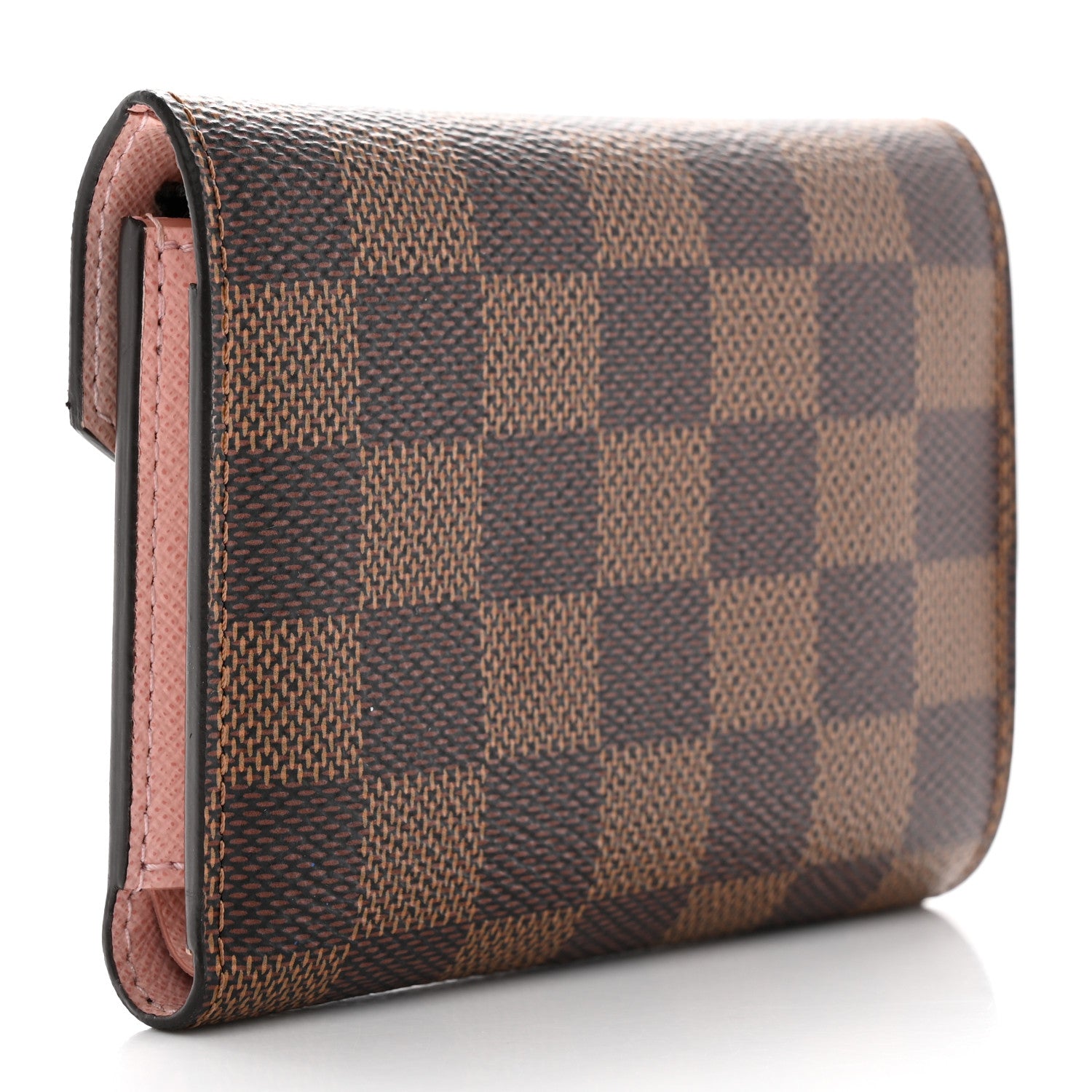 Louis Vuitton Damier Ebene Victorine Wallet Rose Ballerine 3 of 6