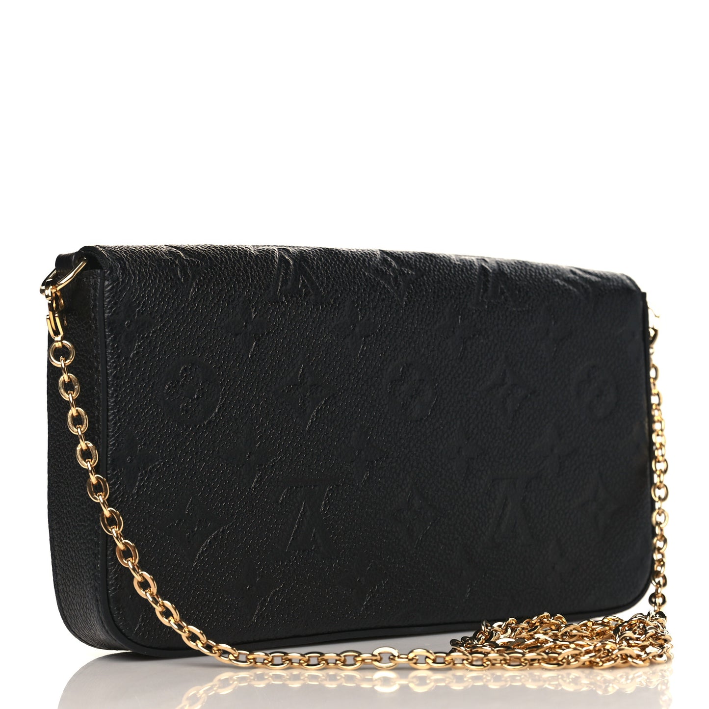 Empreinte Pochette Felicie Chain Wallet Black