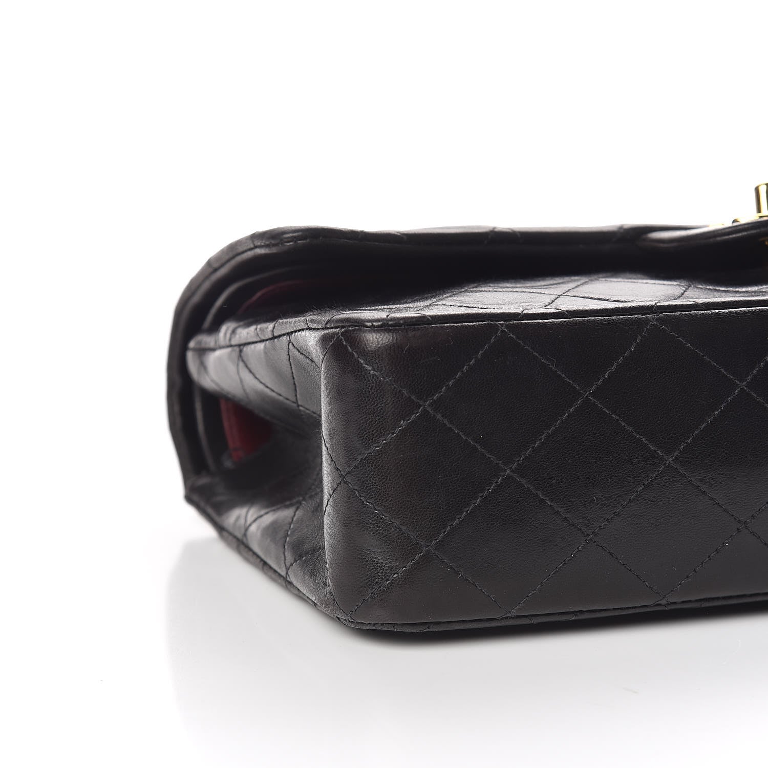 Chanel Lambskin Quilted Medium Double Flap Black 5 of 12