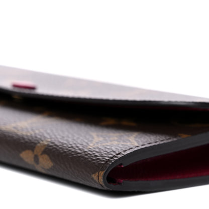 Louis Vuitton Monogram Emilie Wallet Fuchsia 8 of 10