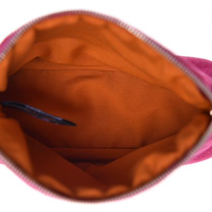 Hermes Cotton Canvas Bolide Travel Cosmetic Pouch 5 of 14