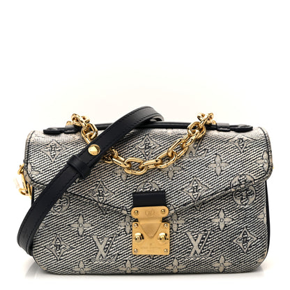 Louis Vuitton Monoglam Pochette Metis East West Blue 1 of 23