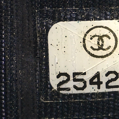 Chanel Caviar Quilted CC Filigree Wallet On Chain WOC Navy 8 of 10