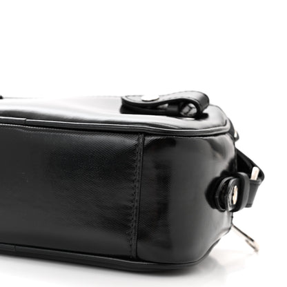 Burberry Coated Canvas Horseferry Print Micro Camera Bag Black 10 of 10