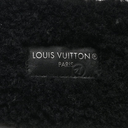 Louis Vuitton Shearling Magnetic Flat Mule 40 Black 6 of 9