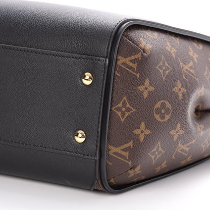 Louis Vuitton Calfskin Monogram Kimono Tote Black 9 of 9