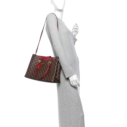 Louis Vuitton Damier Ebene LV Riverside Lie De Vin 2 of 9